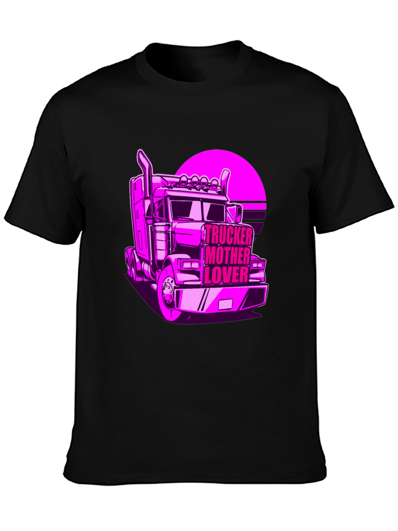 Trucker Mother Lover T-Shirt - Novelty Graphic Tee