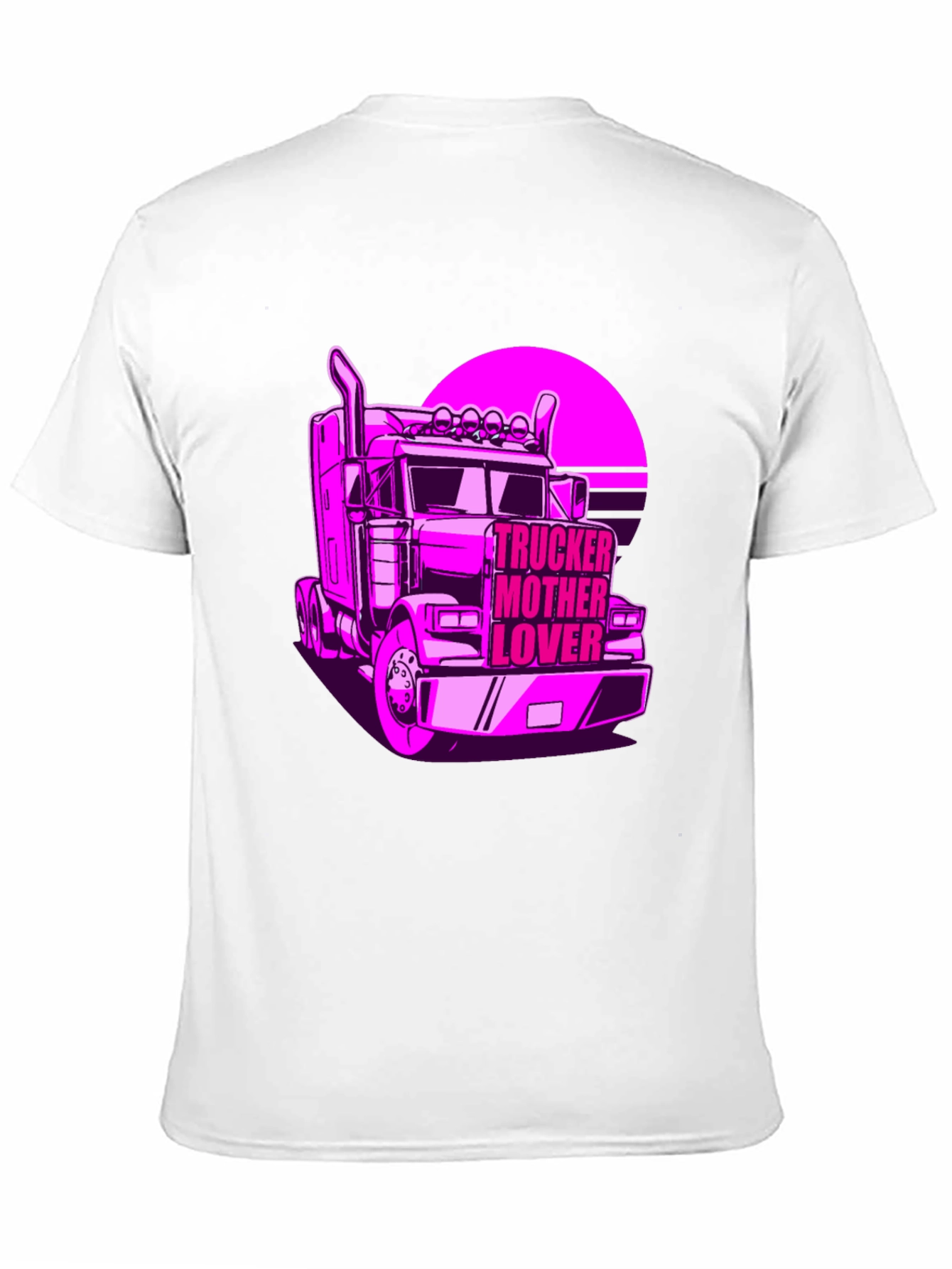 Trucker Mother Lover T-Shirt - Novelty Graphic Tee