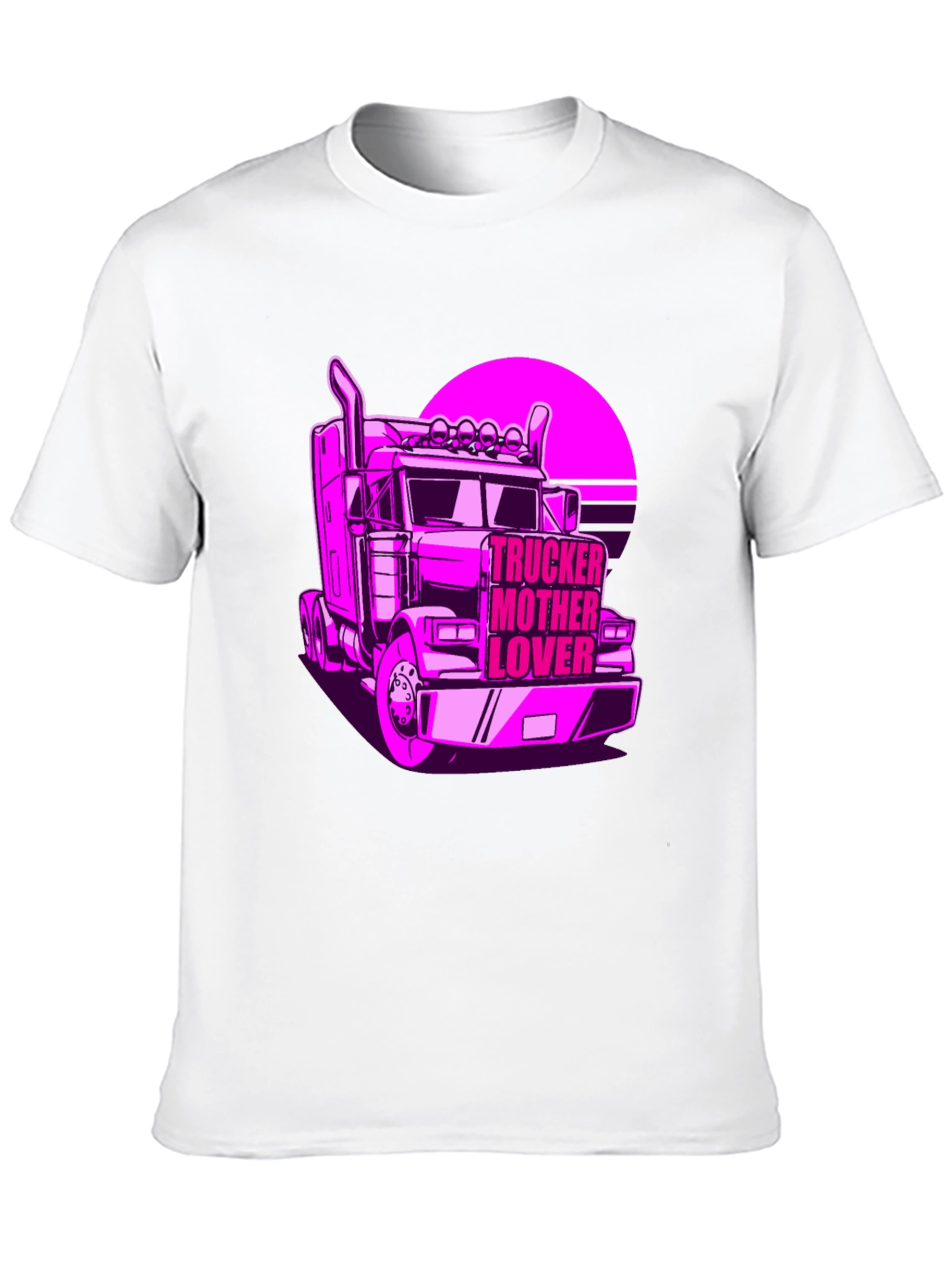 Trucker Mother Lover T-Shirt - Novelty Graphic Tee