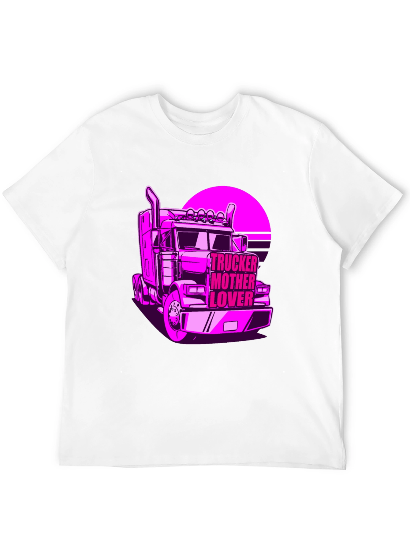 Trucker Mother Lover T-Shirt - Novelty Graphic Tee