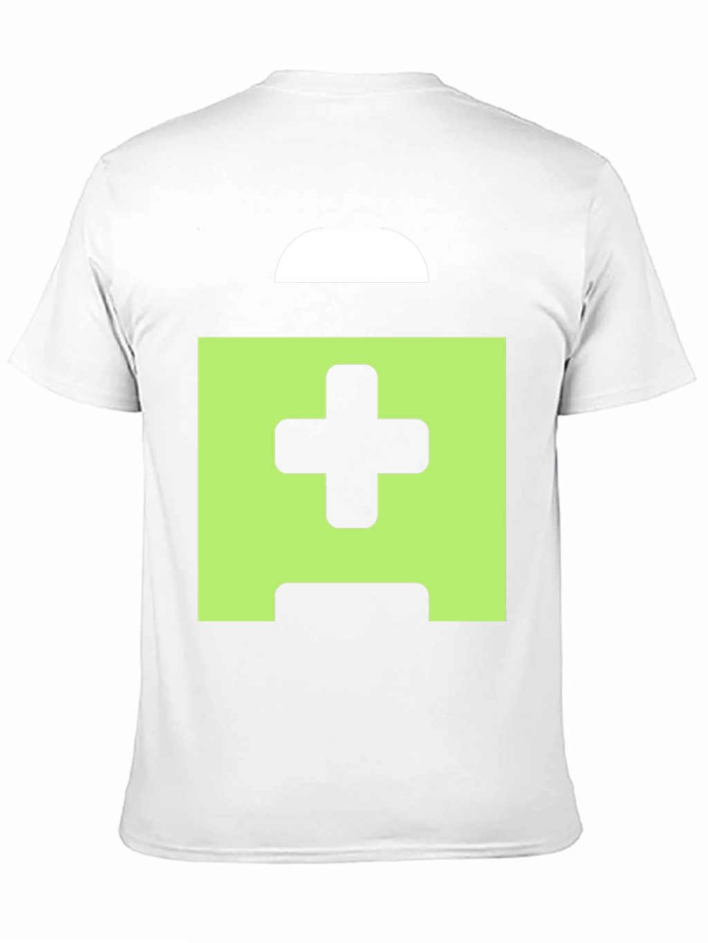 Pixelated Cross Graphic Black Tee Shirt