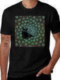 Mystic Cat Eye Mandala Graphic Tee