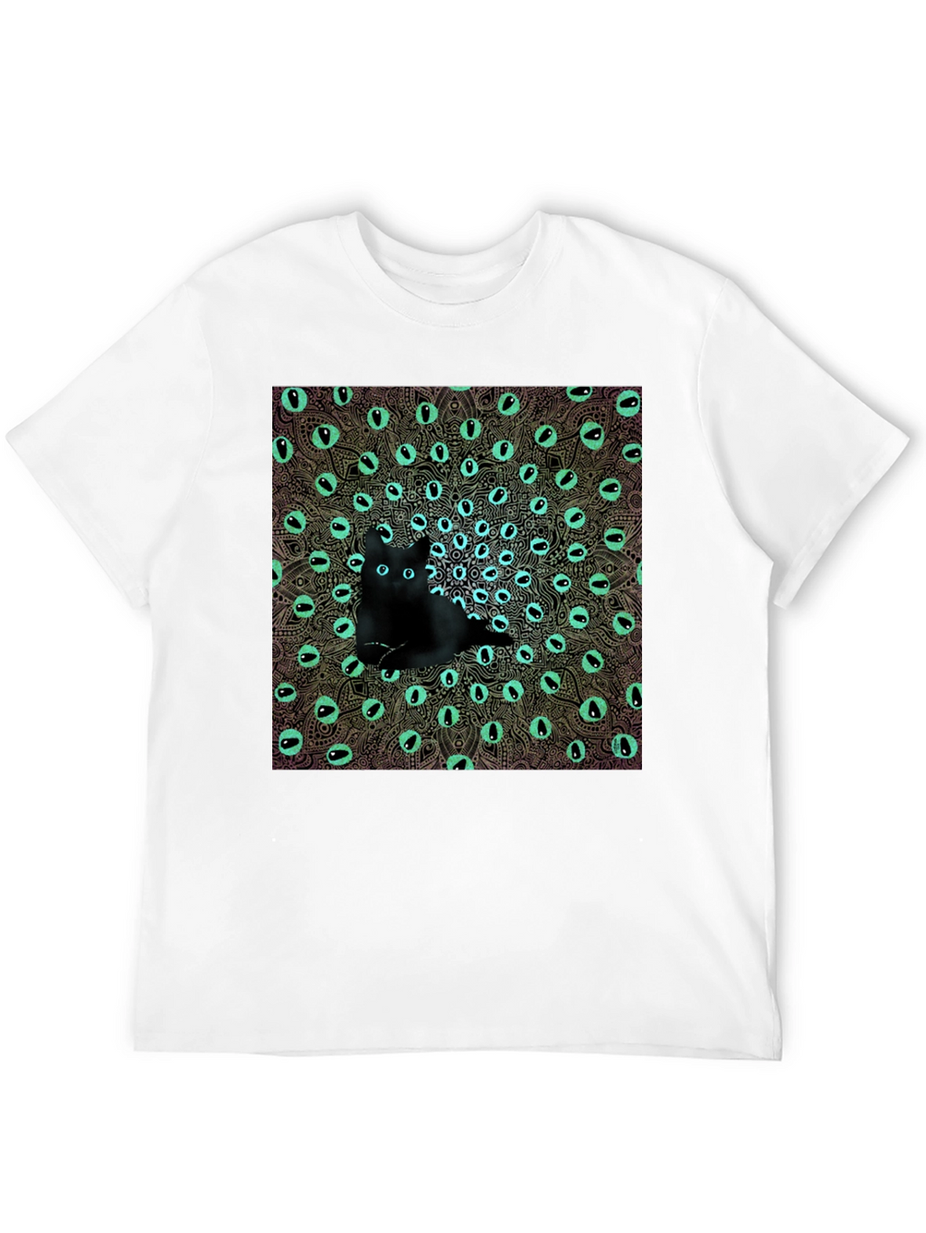Mystic Cat Eye Mandala Graphic Tee