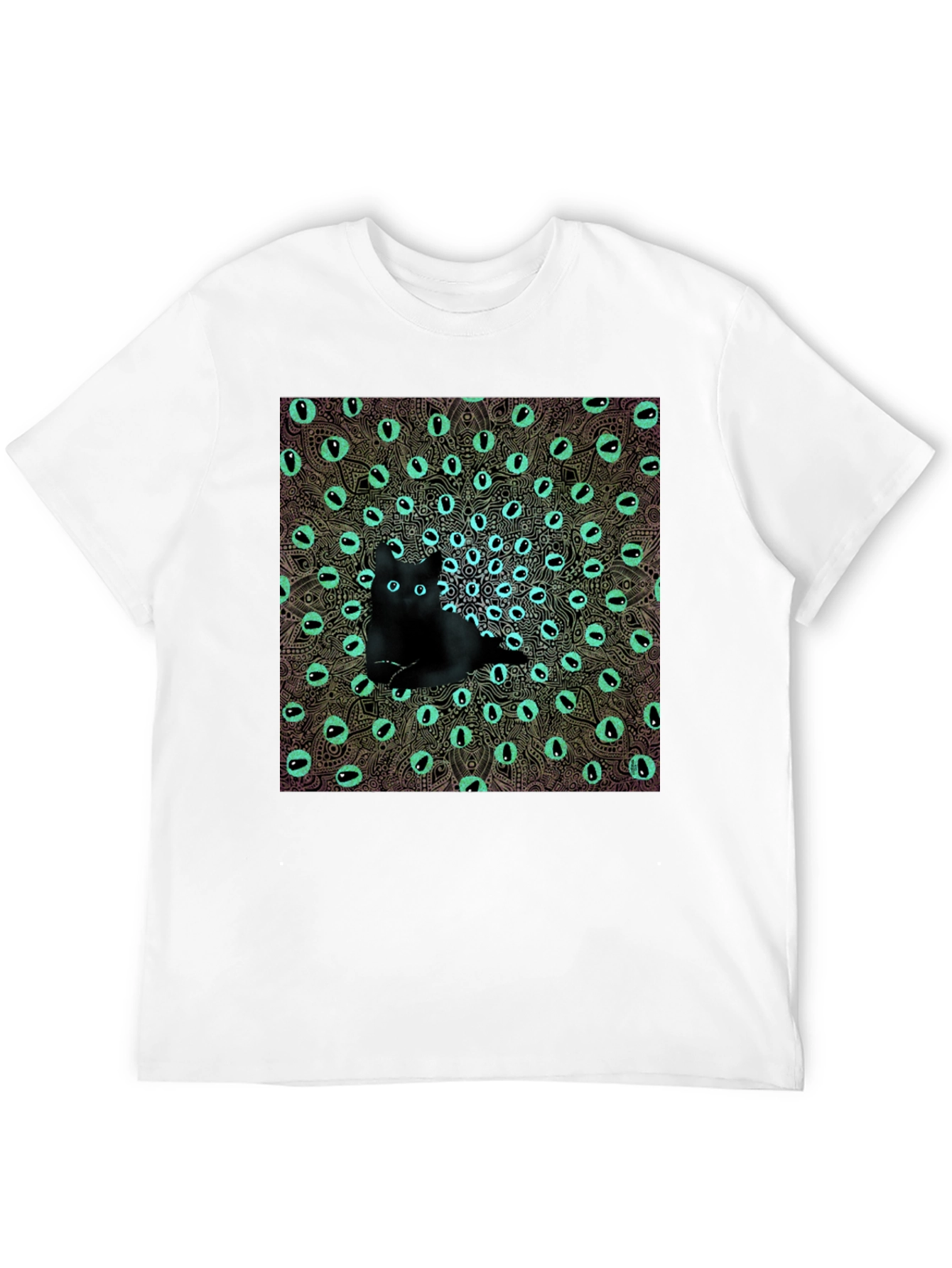 Mystic Cat Eye Mandala Graphic Tee