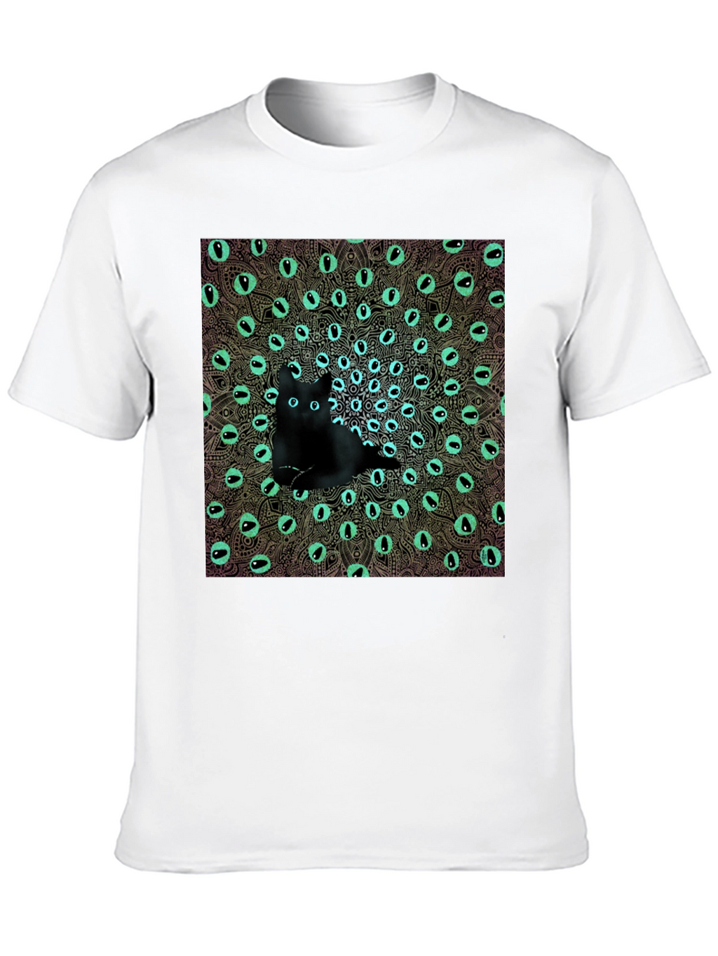 Mystic Cat Eye Mandala Graphic Tee