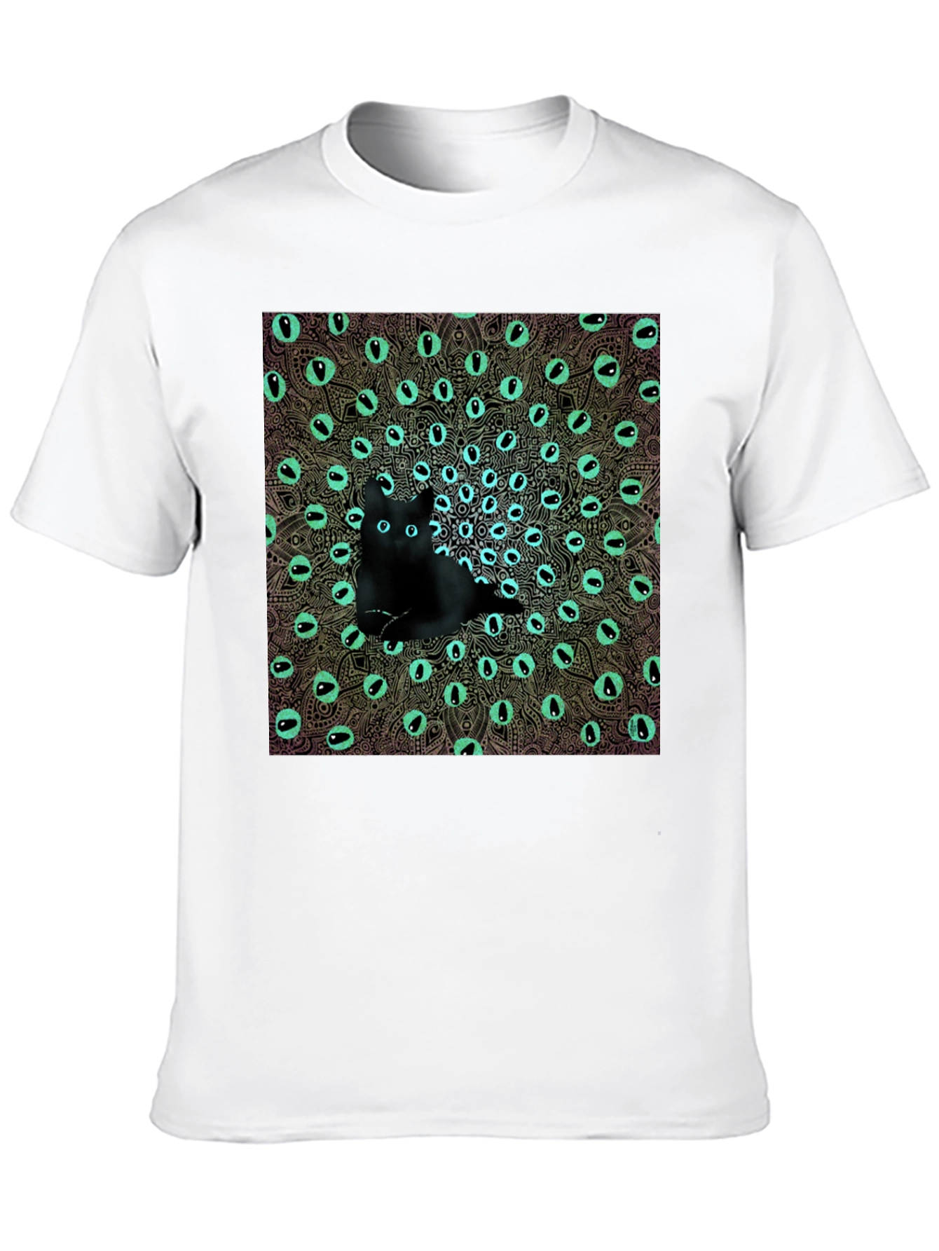 Mystic Cat Eye Mandala Graphic Tee