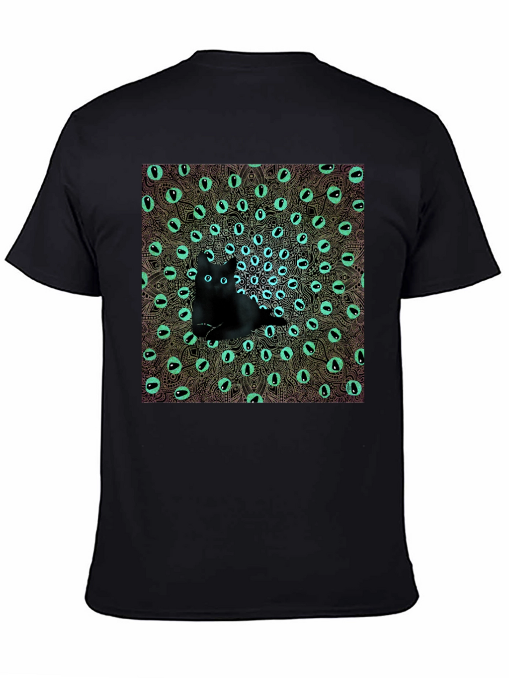 Mystic Cat Eye Mandala Graphic Tee
