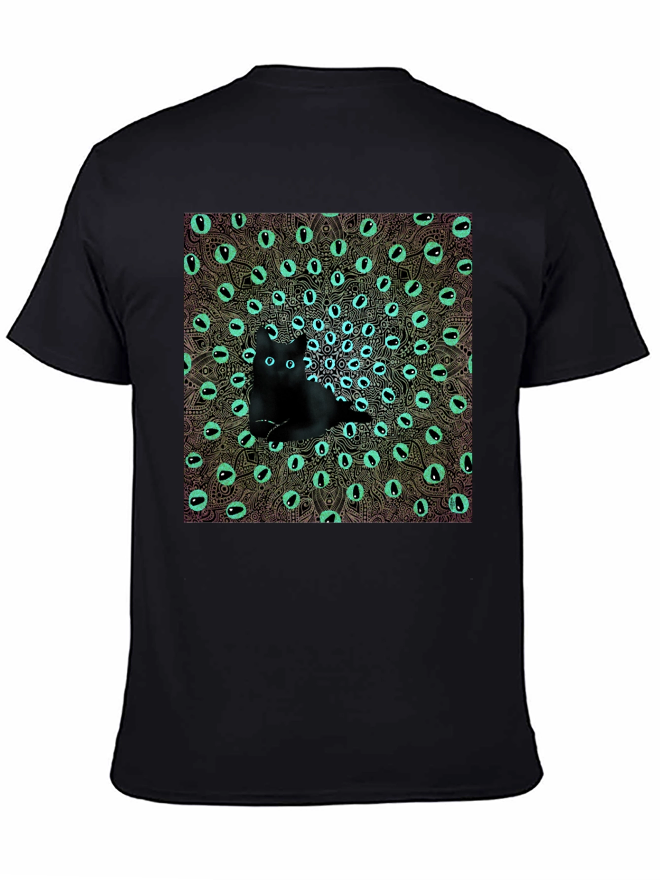 Mystic Cat Eye Mandala Graphic Tee