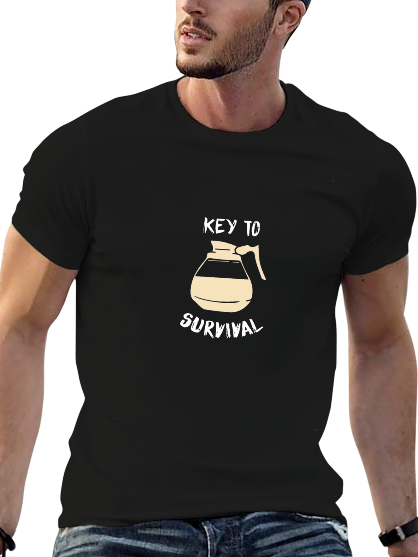 Coffee: Key to Survival Graphic Tee