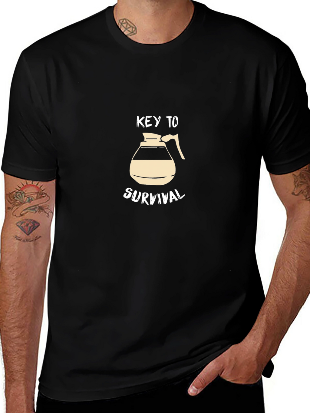 Coffee: Key to Survival Graphic Tee