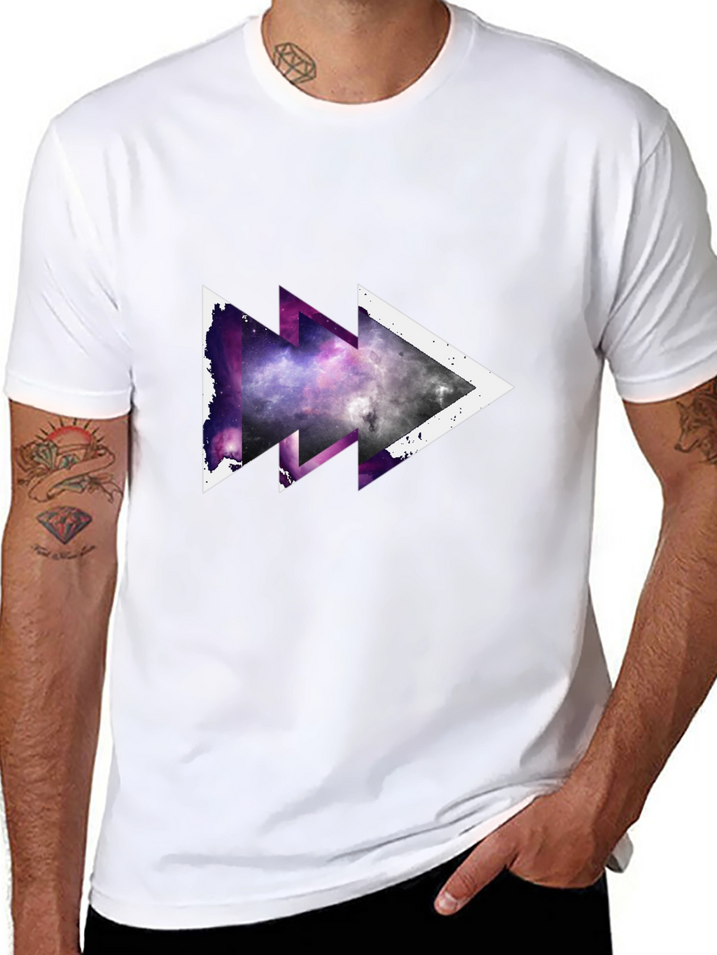 Forward Galaxy Graphic T-Shirt - Stylish Design