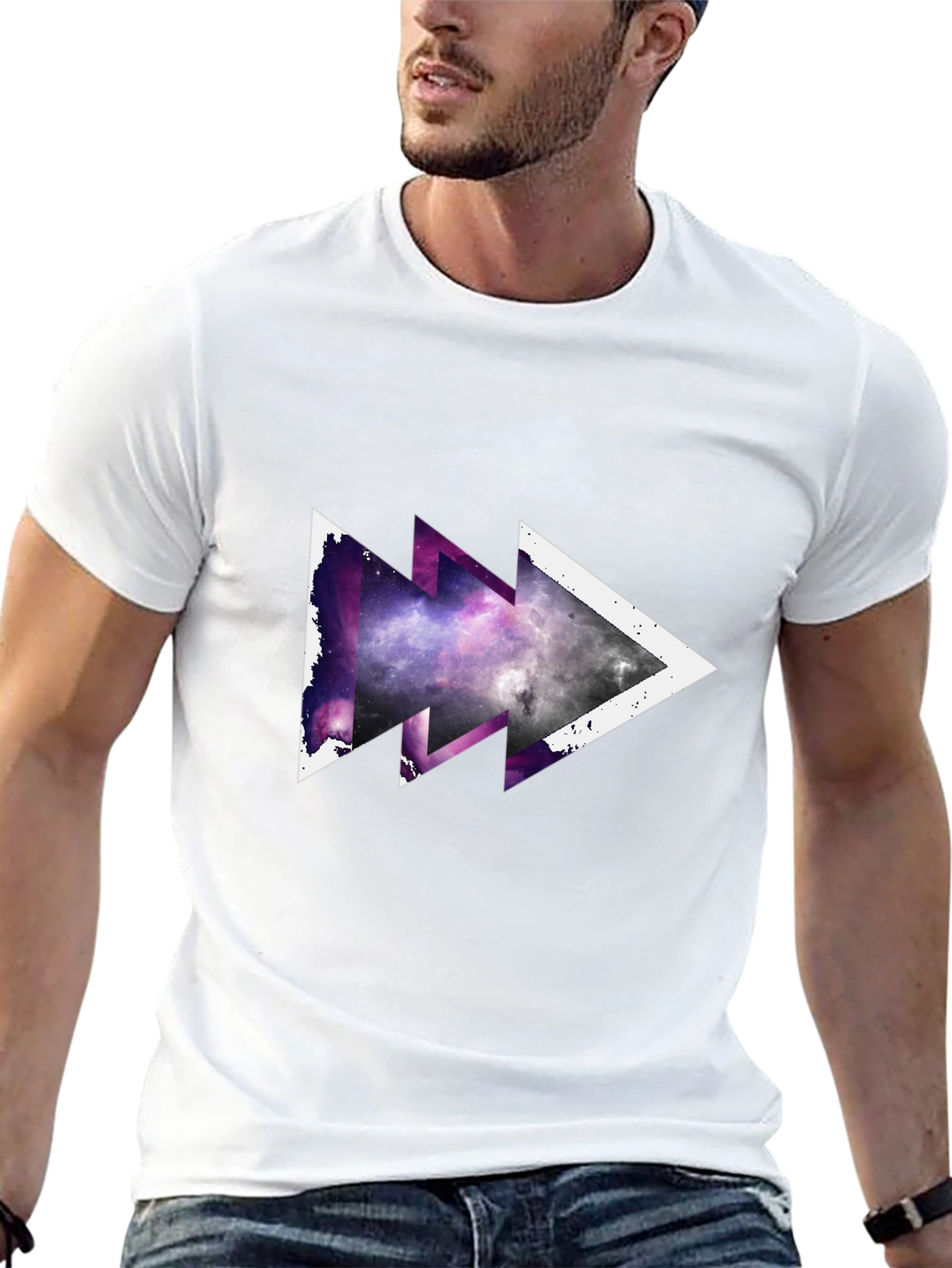Forward Galaxy Graphic T-Shirt - Stylish Design