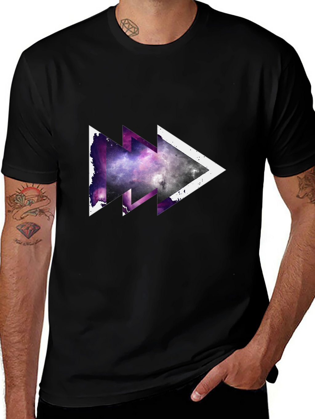 Forward Galaxy Graphic T-Shirt - Stylish Design