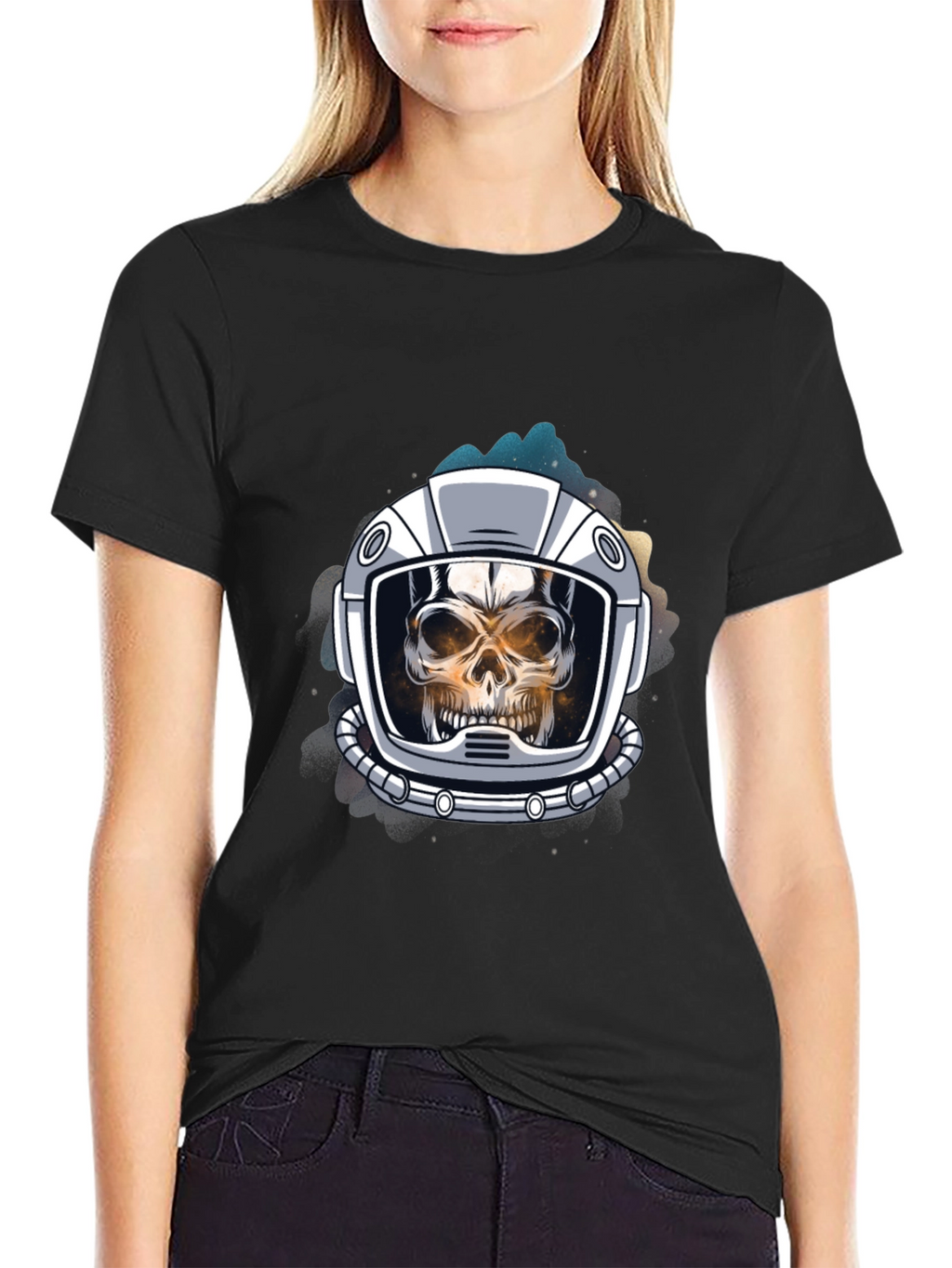 Skull Astronaut Graphic Tee