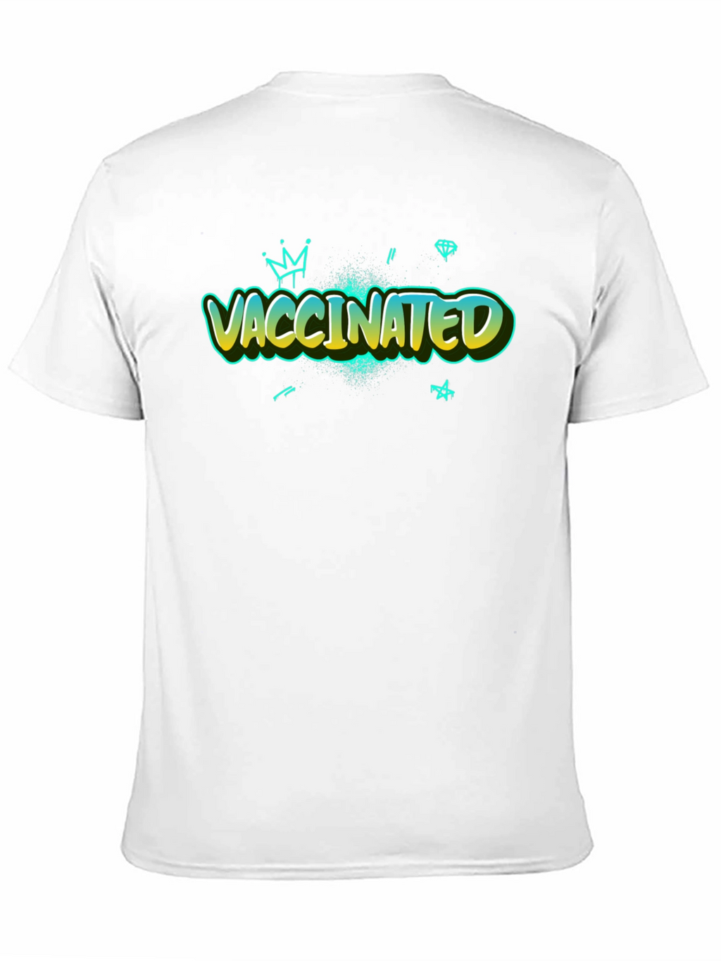 Vaccinated Graphic Tee - Trendy Design