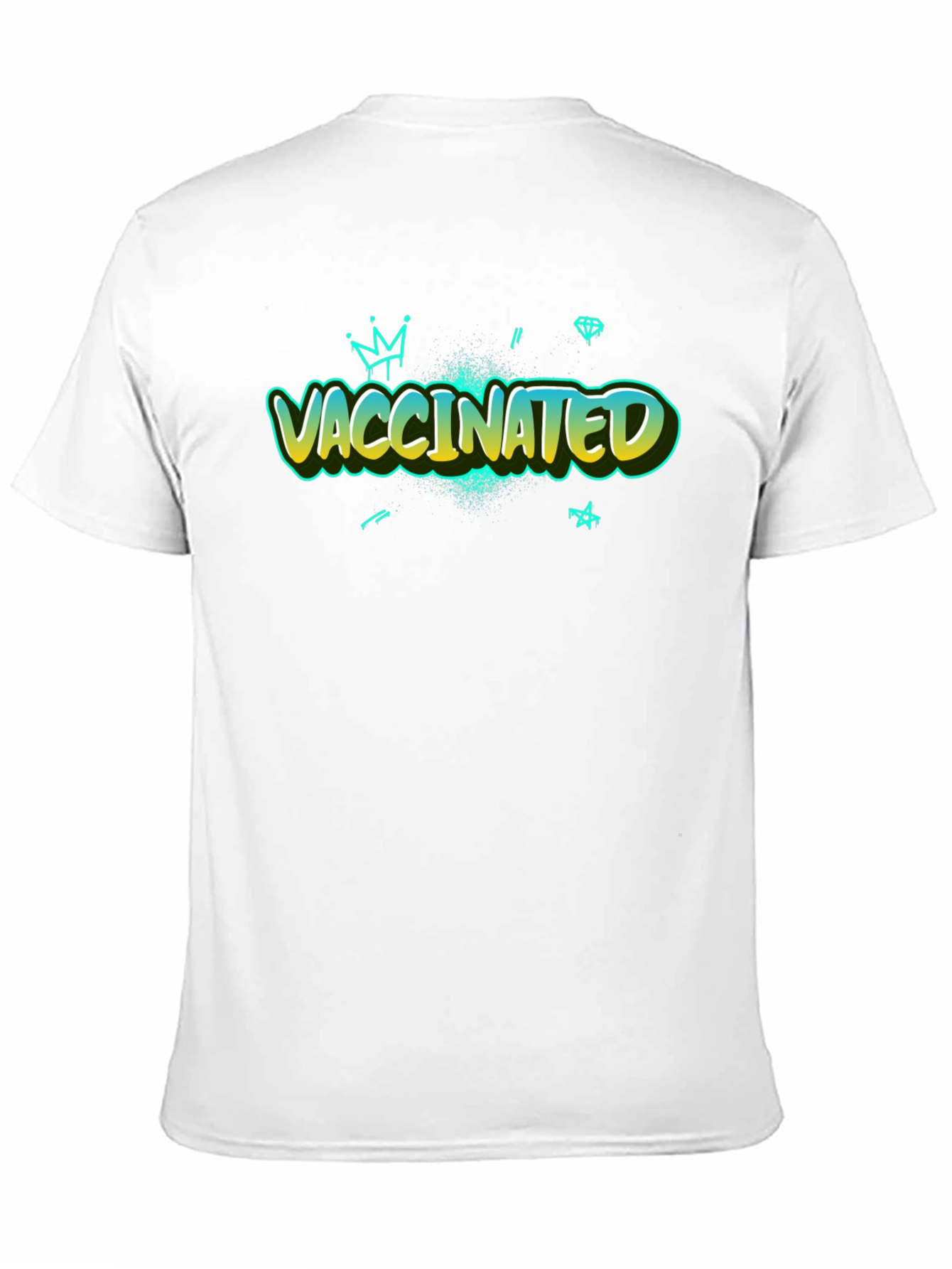 Vaccinated Graphic Tee - Trendy Design