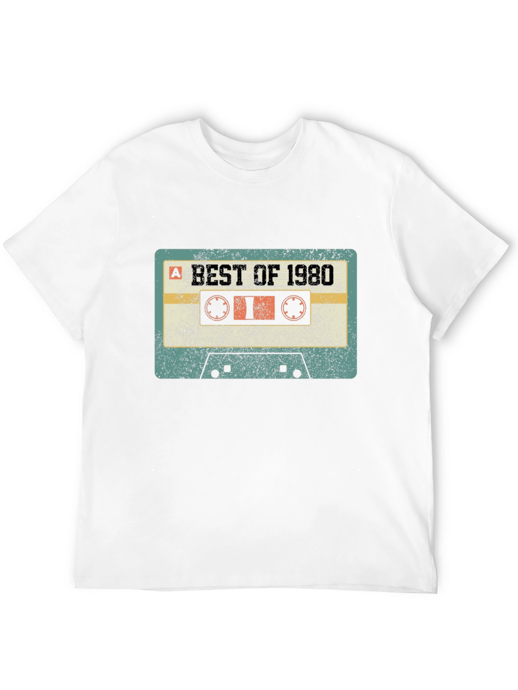 Retro Best of 1980 Cassette Tape Graphic T-Shirt