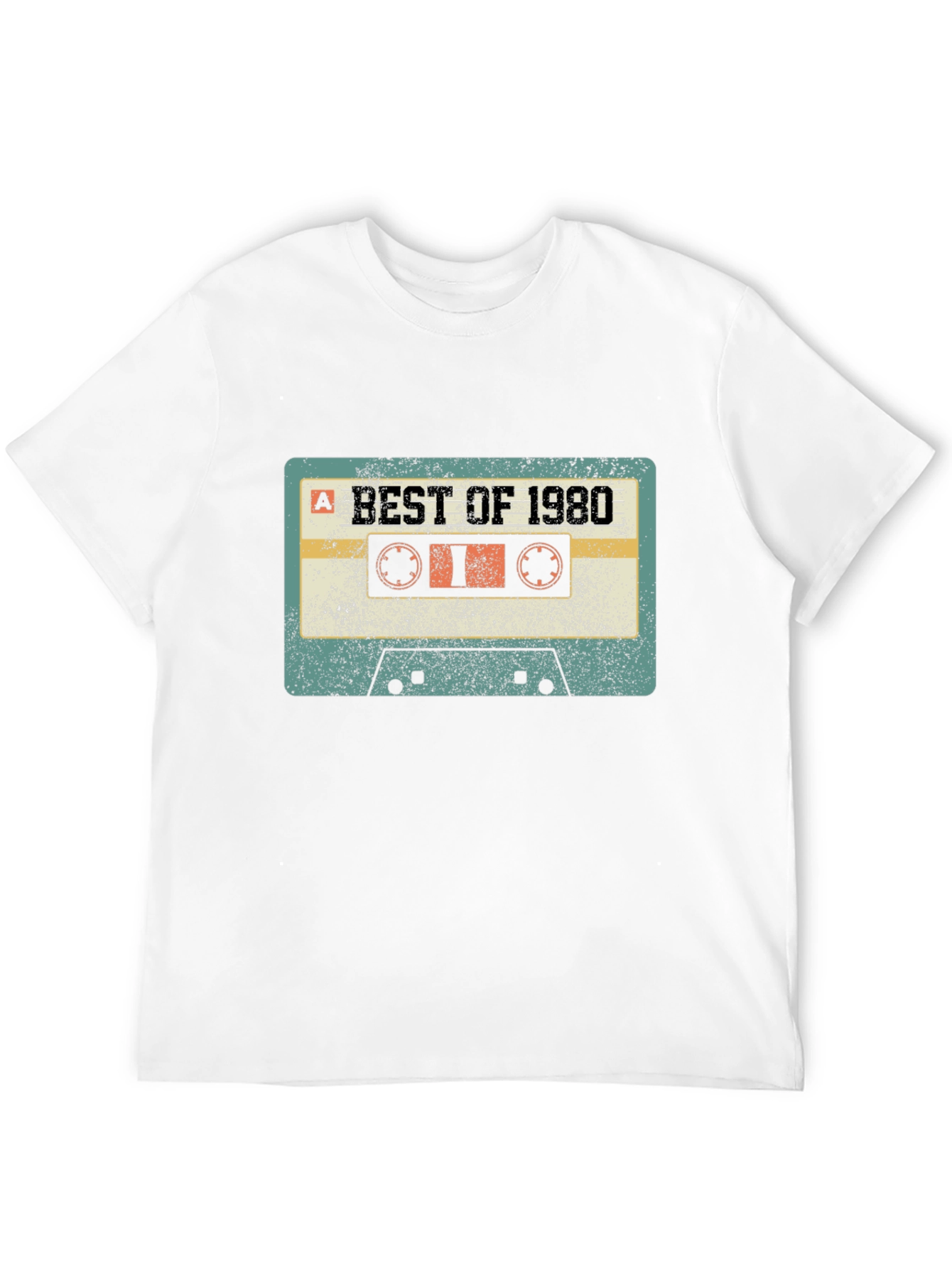 Retro Best of 1980 Cassette Tape Graphic T-Shirt