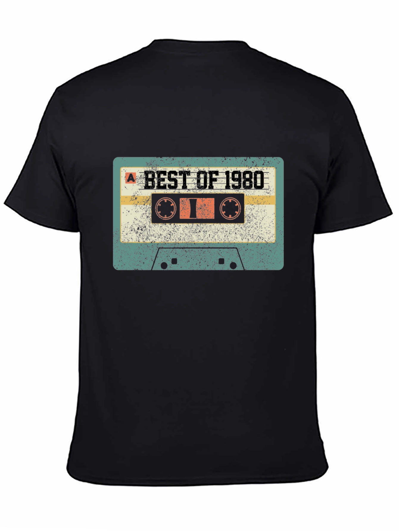 Retro Best of 1980 Cassette Tape Graphic T-Shirt