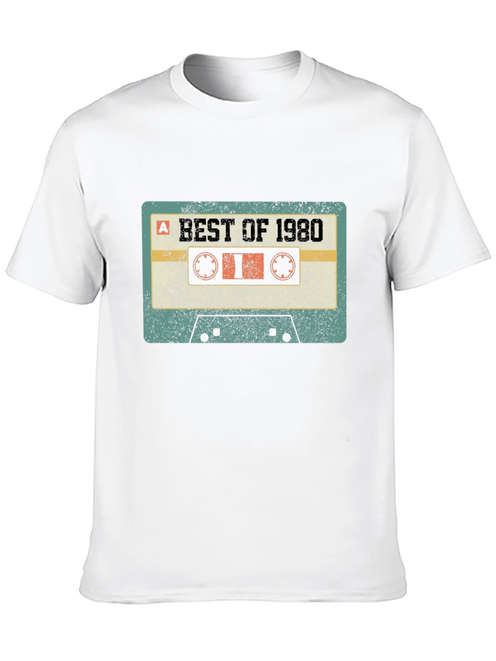 Retro Best of 1980 Cassette Tape Graphic T-Shirt