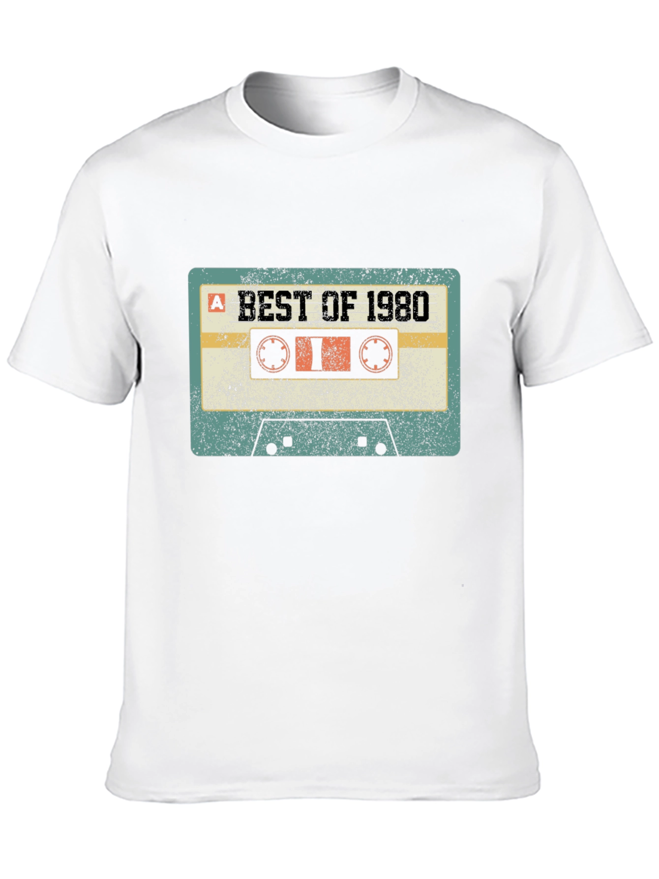 Retro Best of 1980 Cassette Tape Graphic T-Shirt