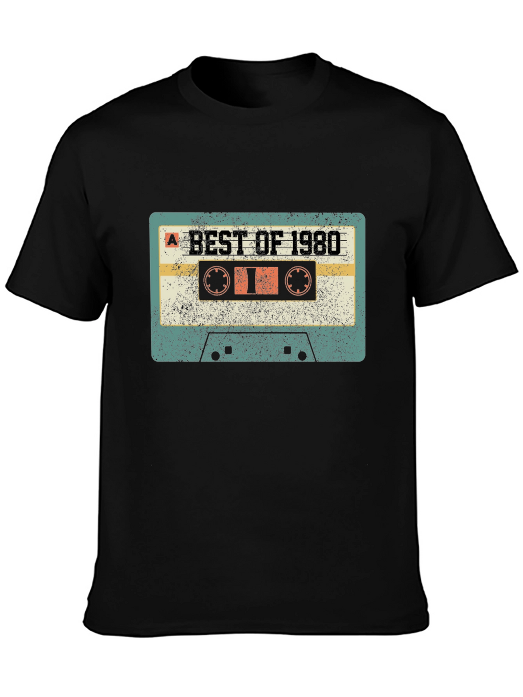 Retro Best of 1980 Cassette Tape Graphic T-Shirt
