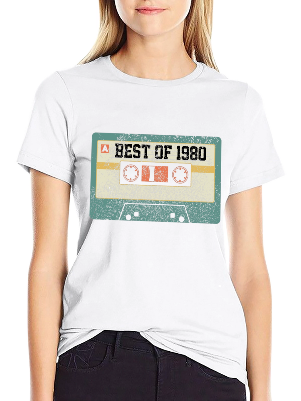 Retro Best of 1980 Cassette Tape Graphic T-Shirt