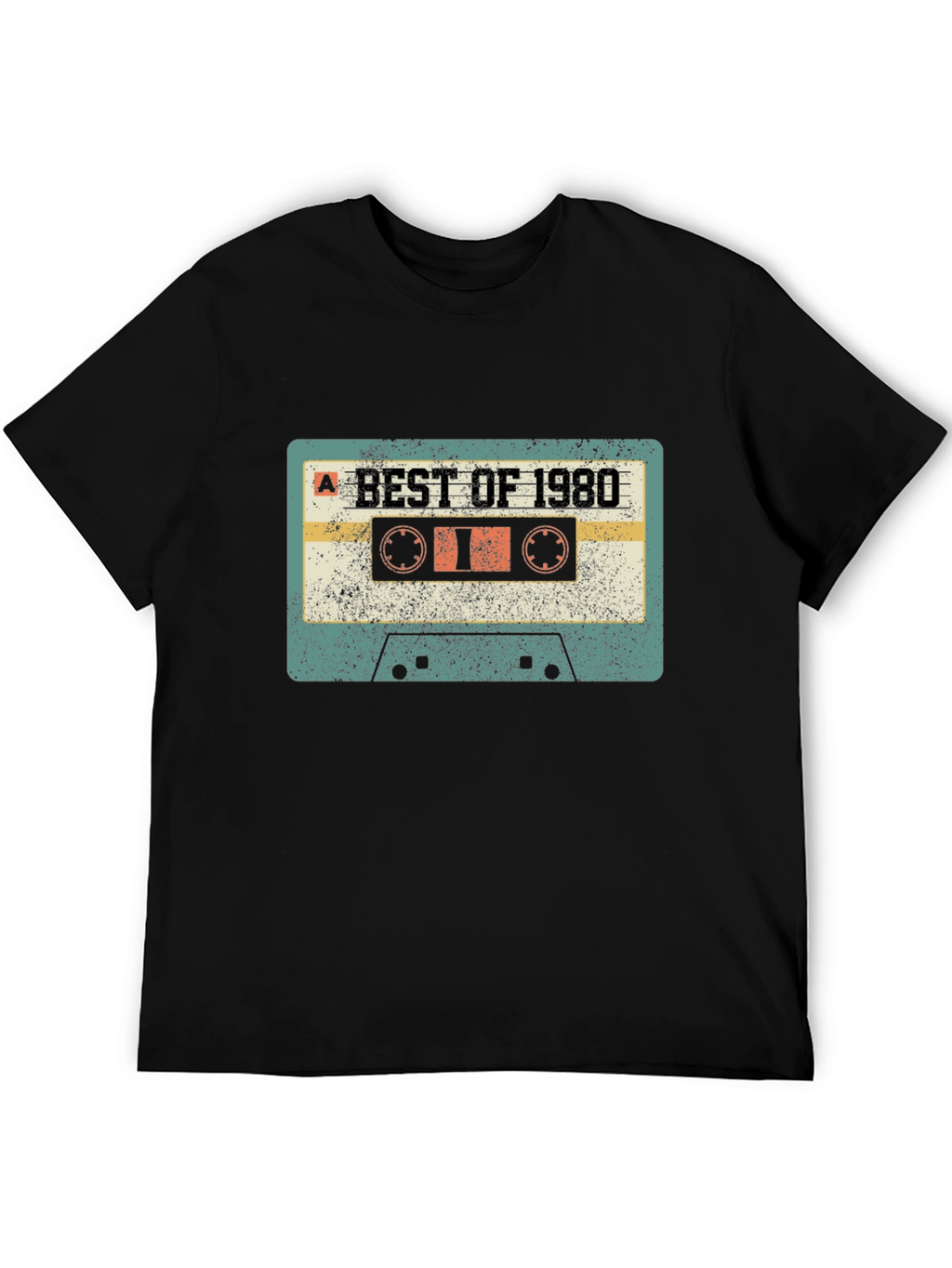 Retro Best of 1980 Cassette Tape Graphic T-Shirt