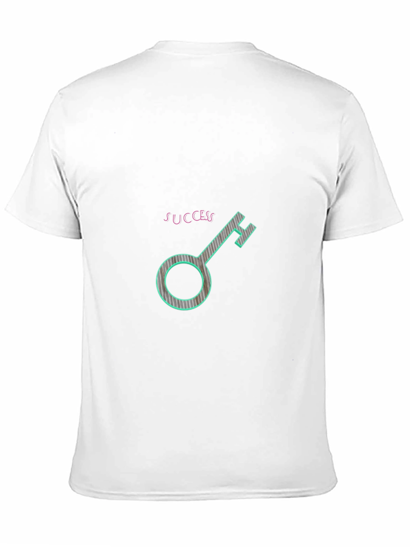 Success Key Graphic Tee - Black Casual T-Shirt