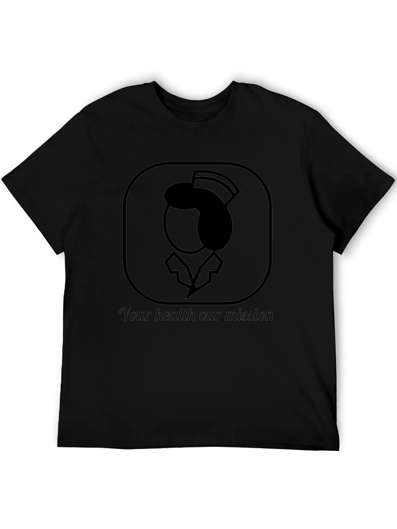 Nurse Graphic Black T-Shirt