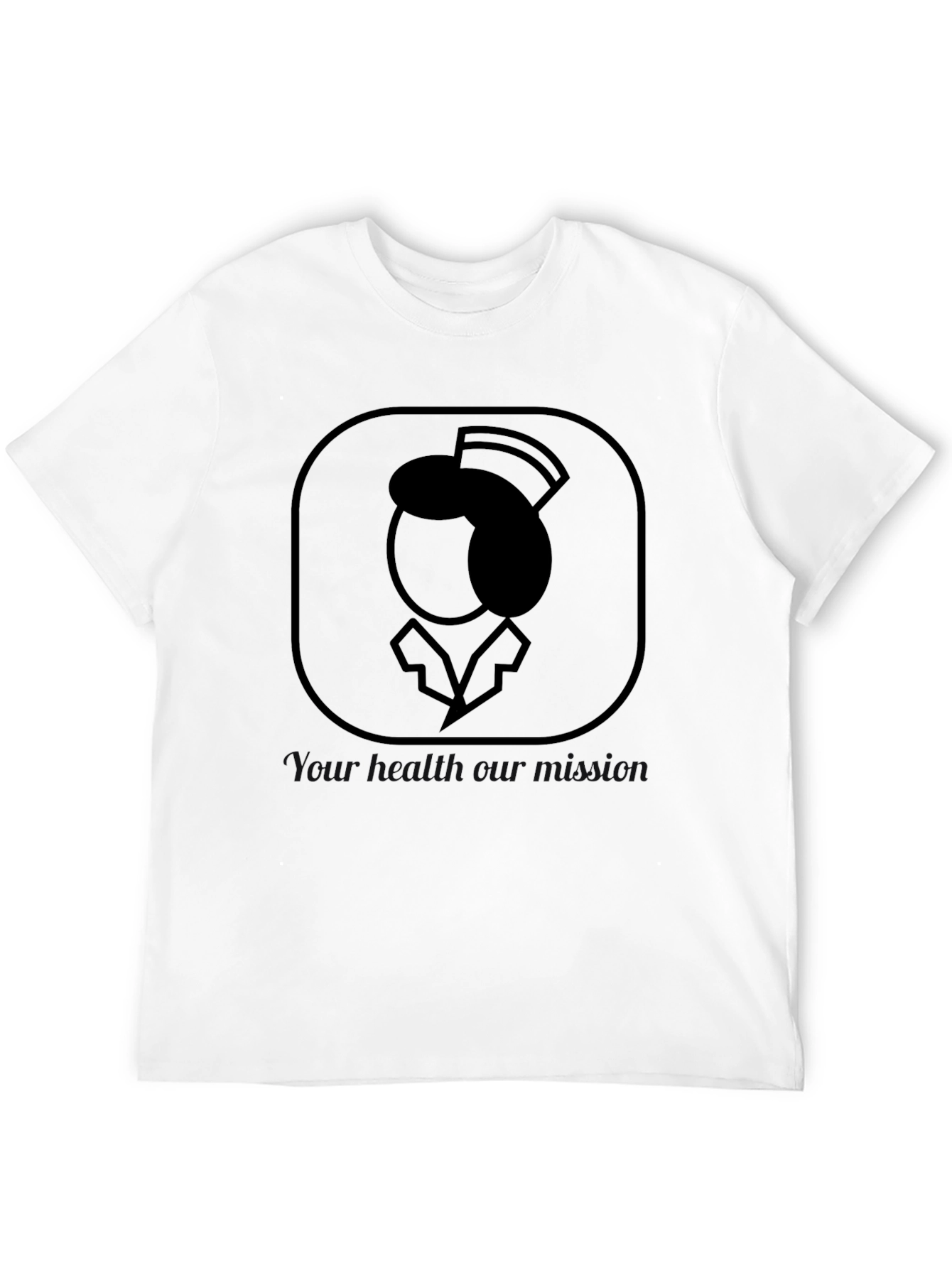 Nurse Graphic Black T-Shirt