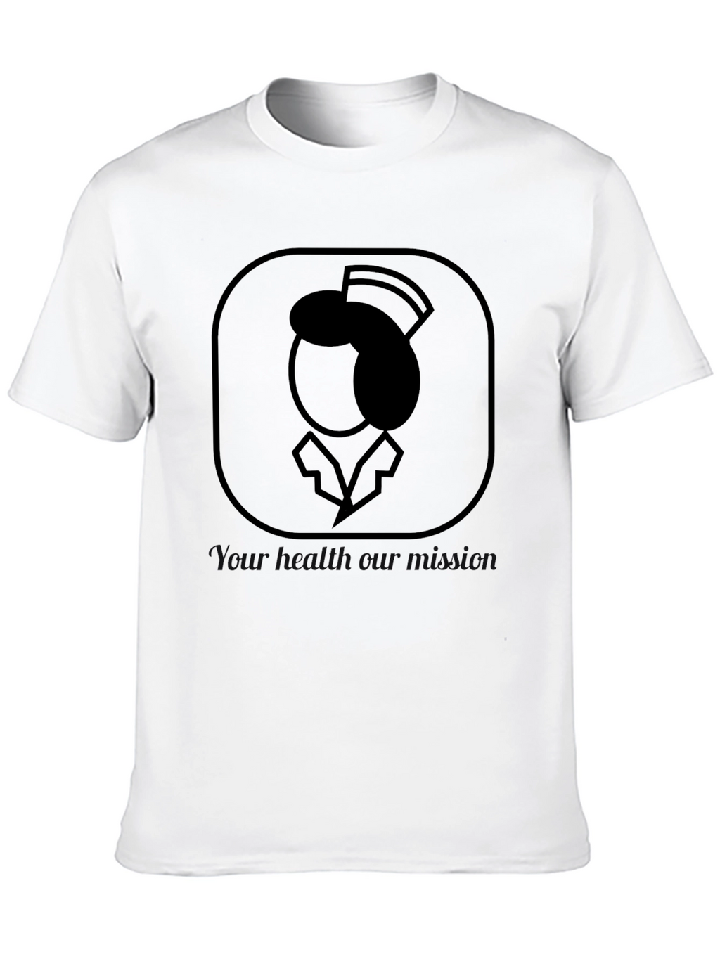 Nurse Graphic Black T-Shirt
