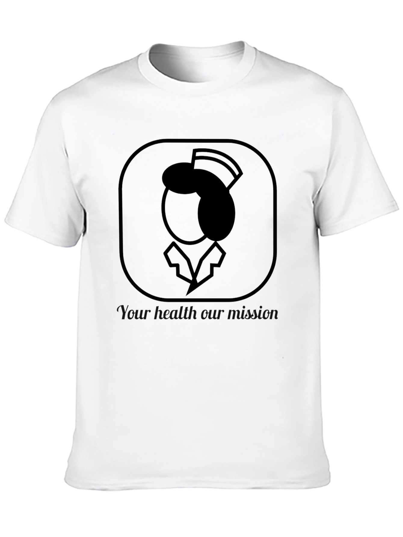 Nurse Graphic Black T-Shirt