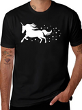 Unicorn & Stars Graphic T-Shirt