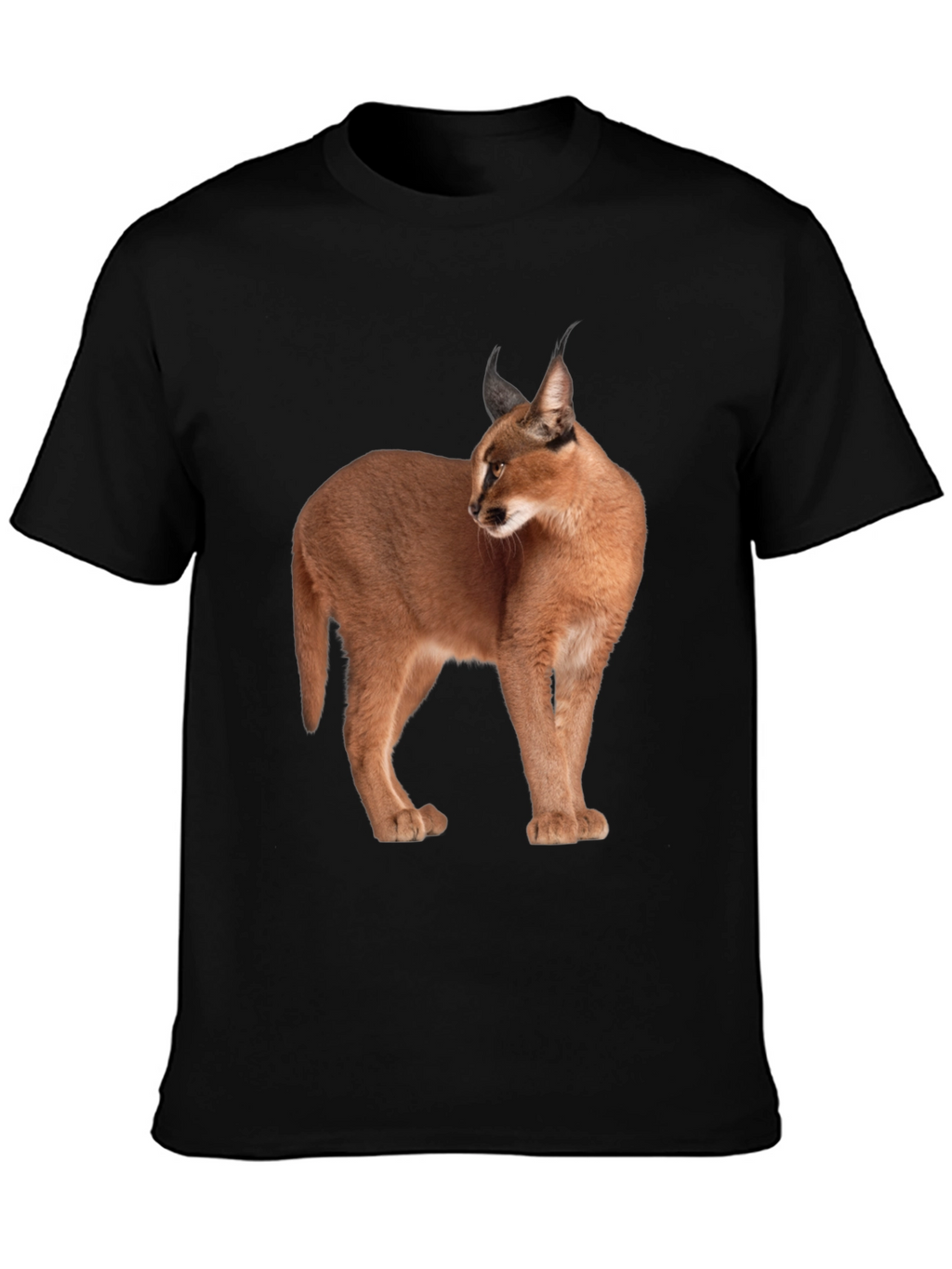 Caracal Cat Graphic T-Shirt