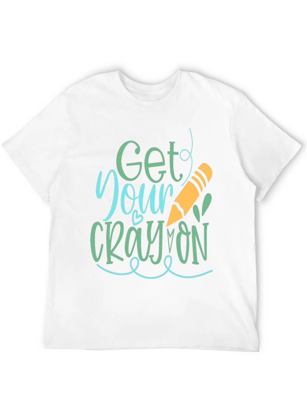 Get Your Crayon On Graphic Tee