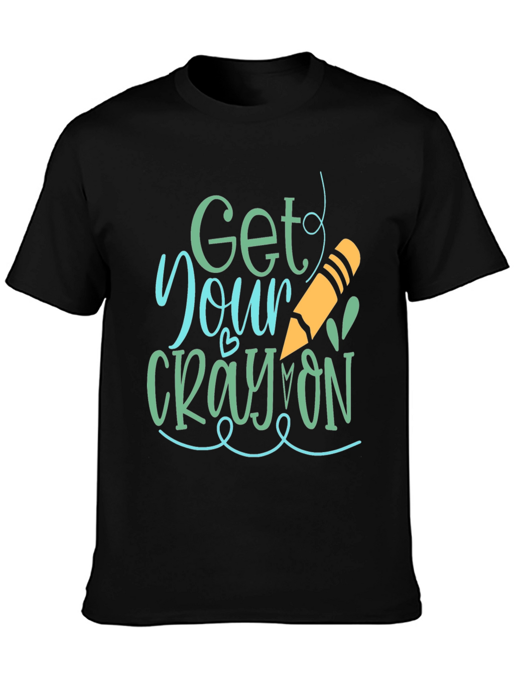 Get Your Crayon On Graphic Tee