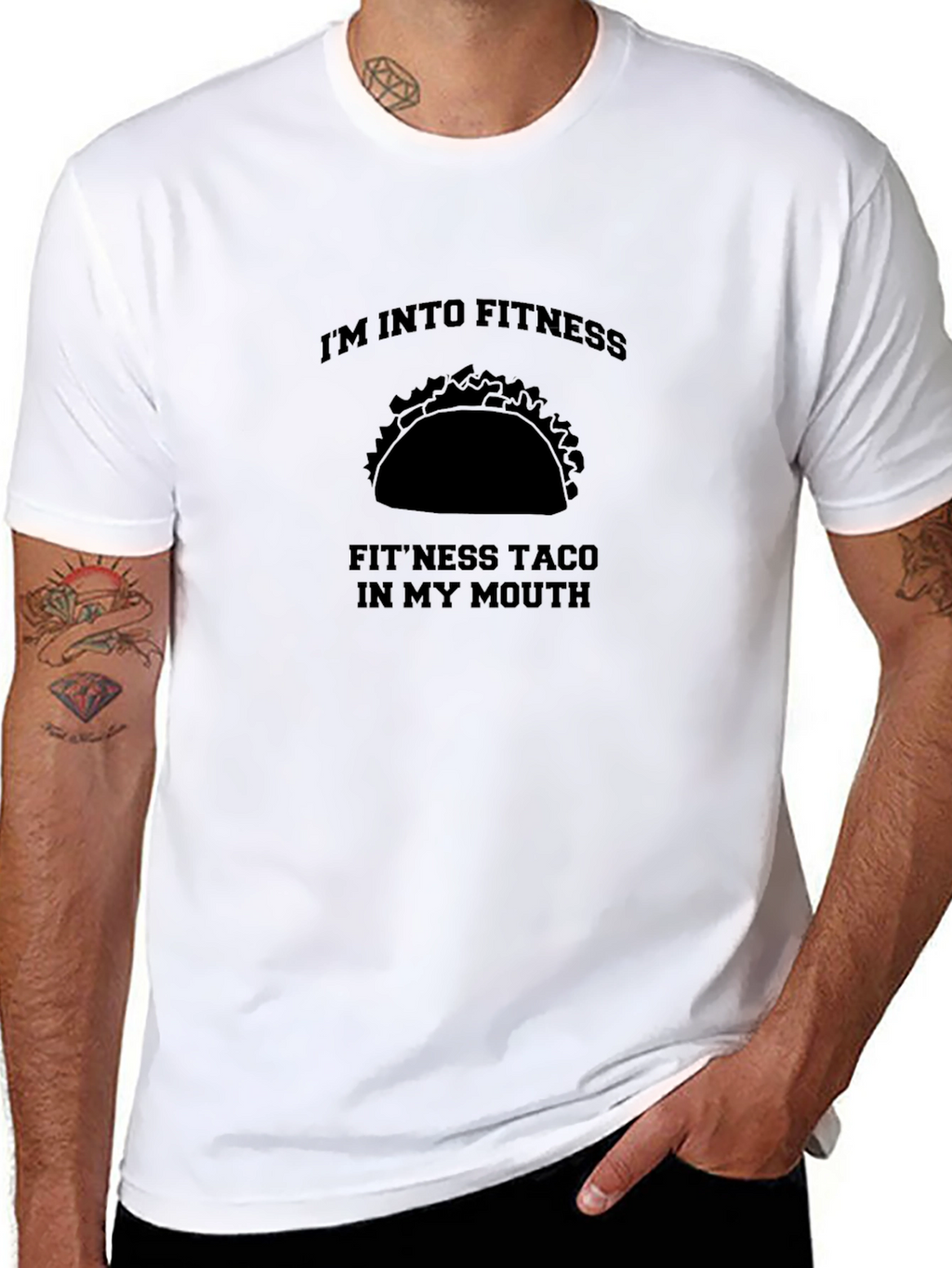 Fitness Taco T-Shirt: Funny Workout Tee