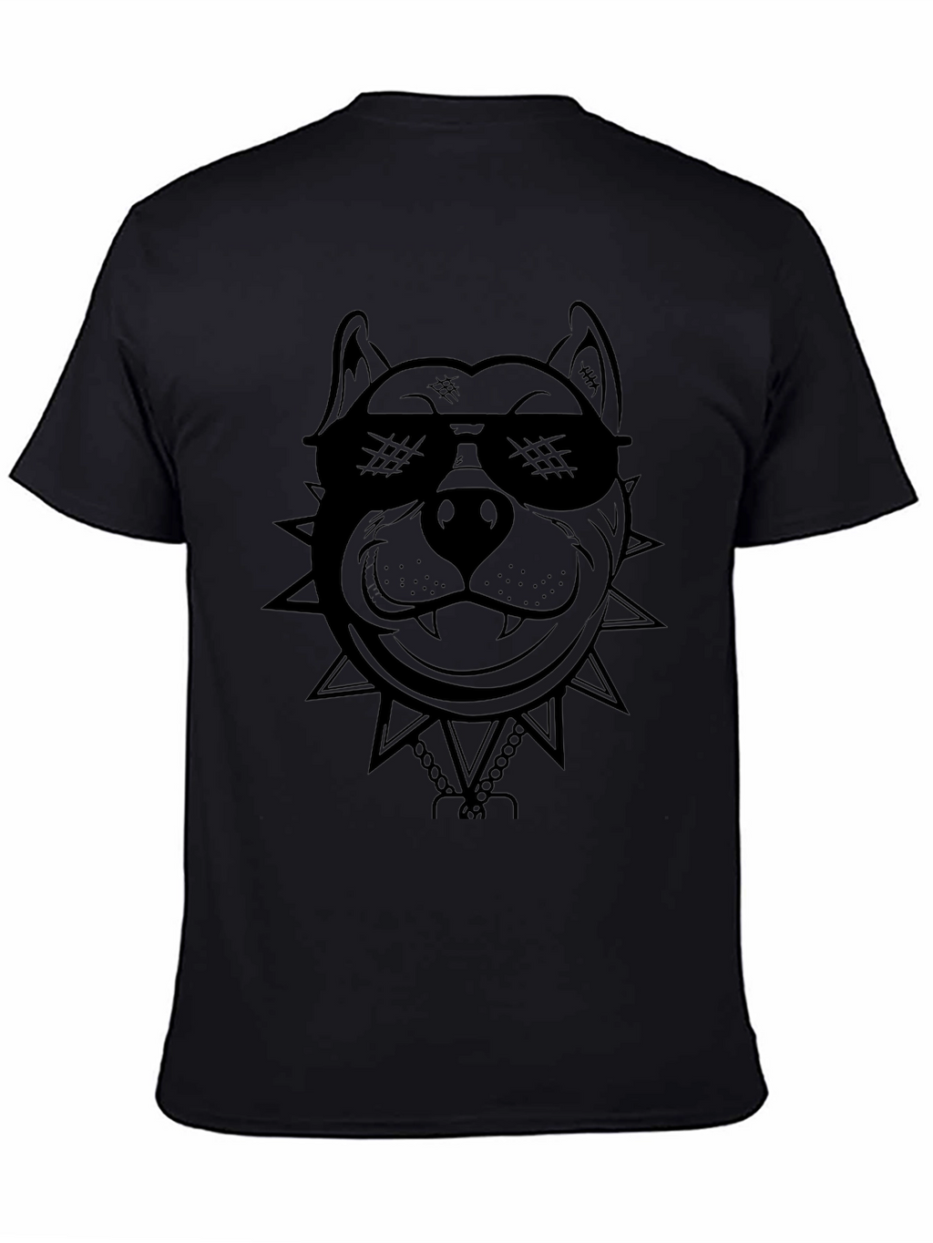 Cool Dog Graphic Tee - Black