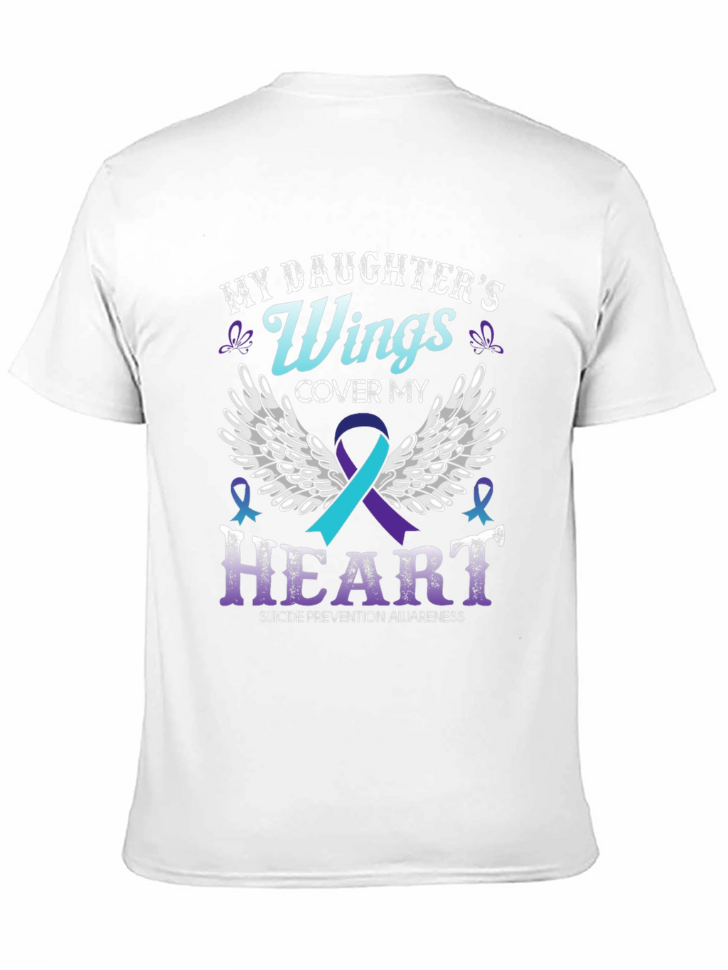 My Daughters Wings Suicide Prevention Awareness T-Shirt