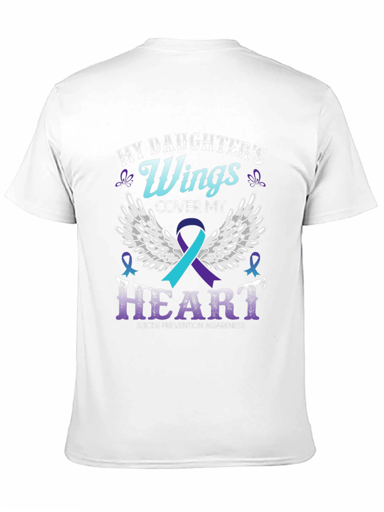 My Daughters Wings Suicide Prevention Awareness T-Shirt