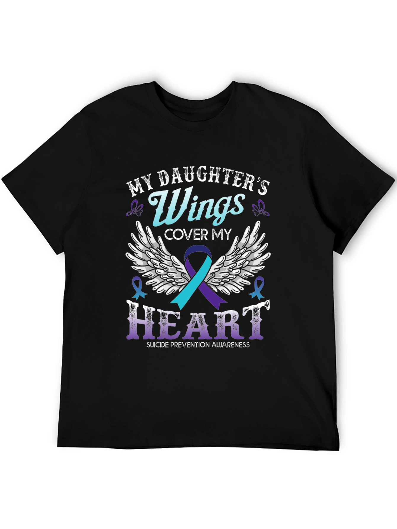 My Daughters Wings Suicide Prevention Awareness T-Shirt