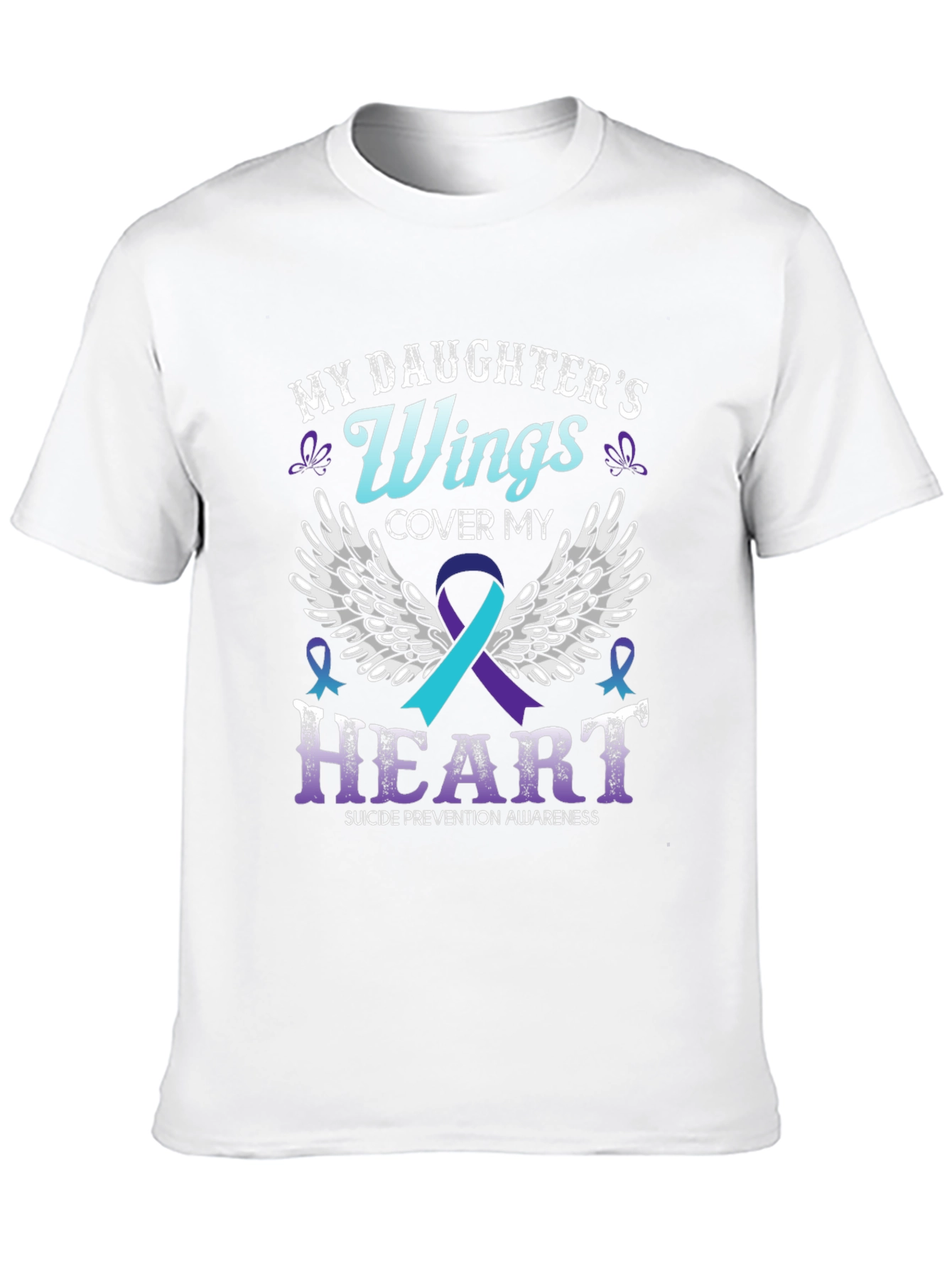 My Daughters Wings Suicide Prevention Awareness T-Shirt