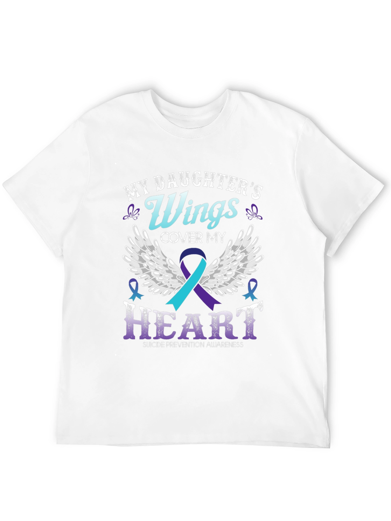 My Daughters Wings Suicide Prevention Awareness T-Shirt