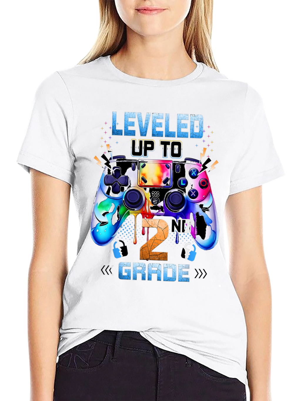 Leveled Up To 2nd Grade Gamer T-Shirt