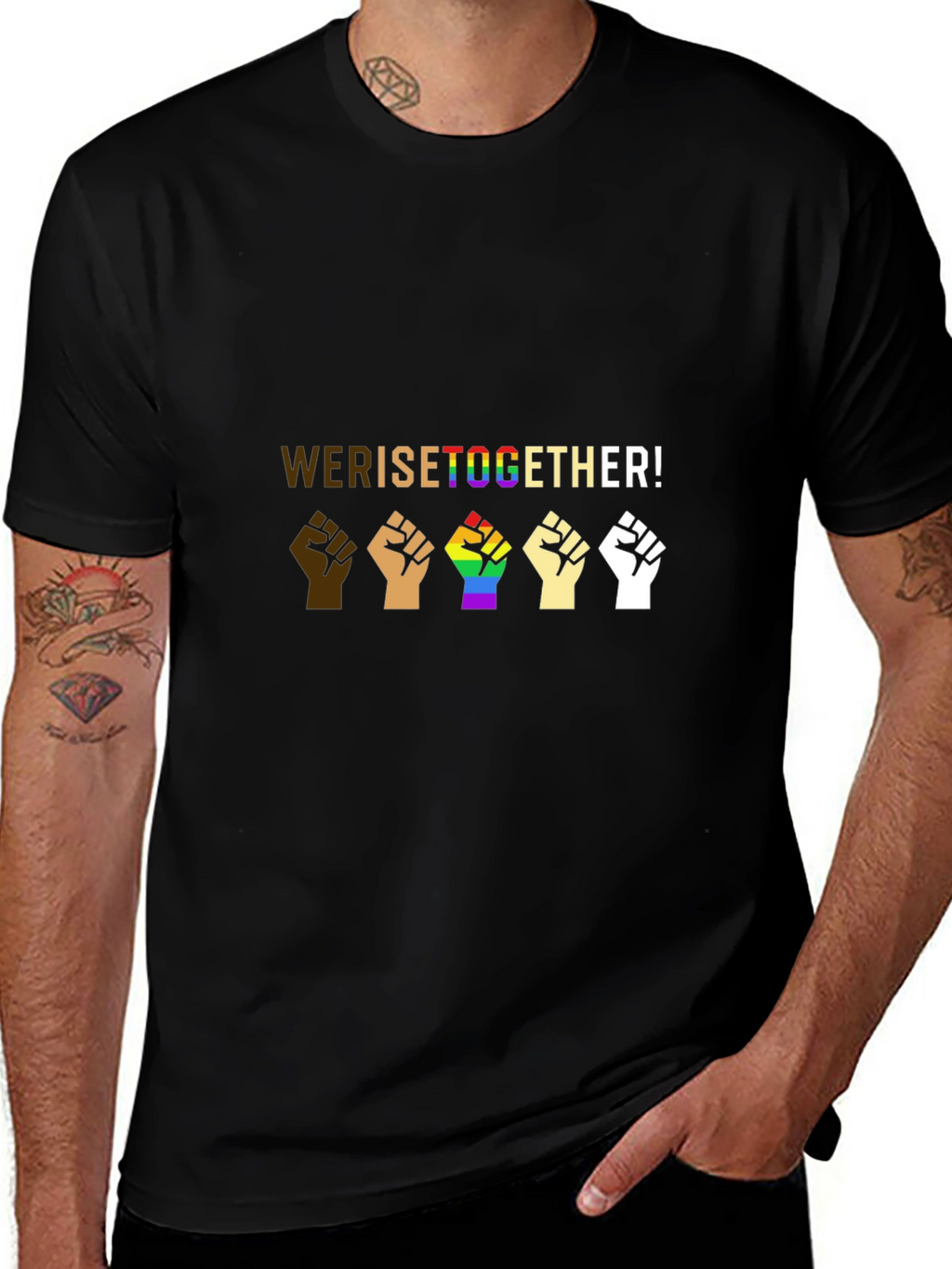 Equality T-Shirt - We Rise Together!