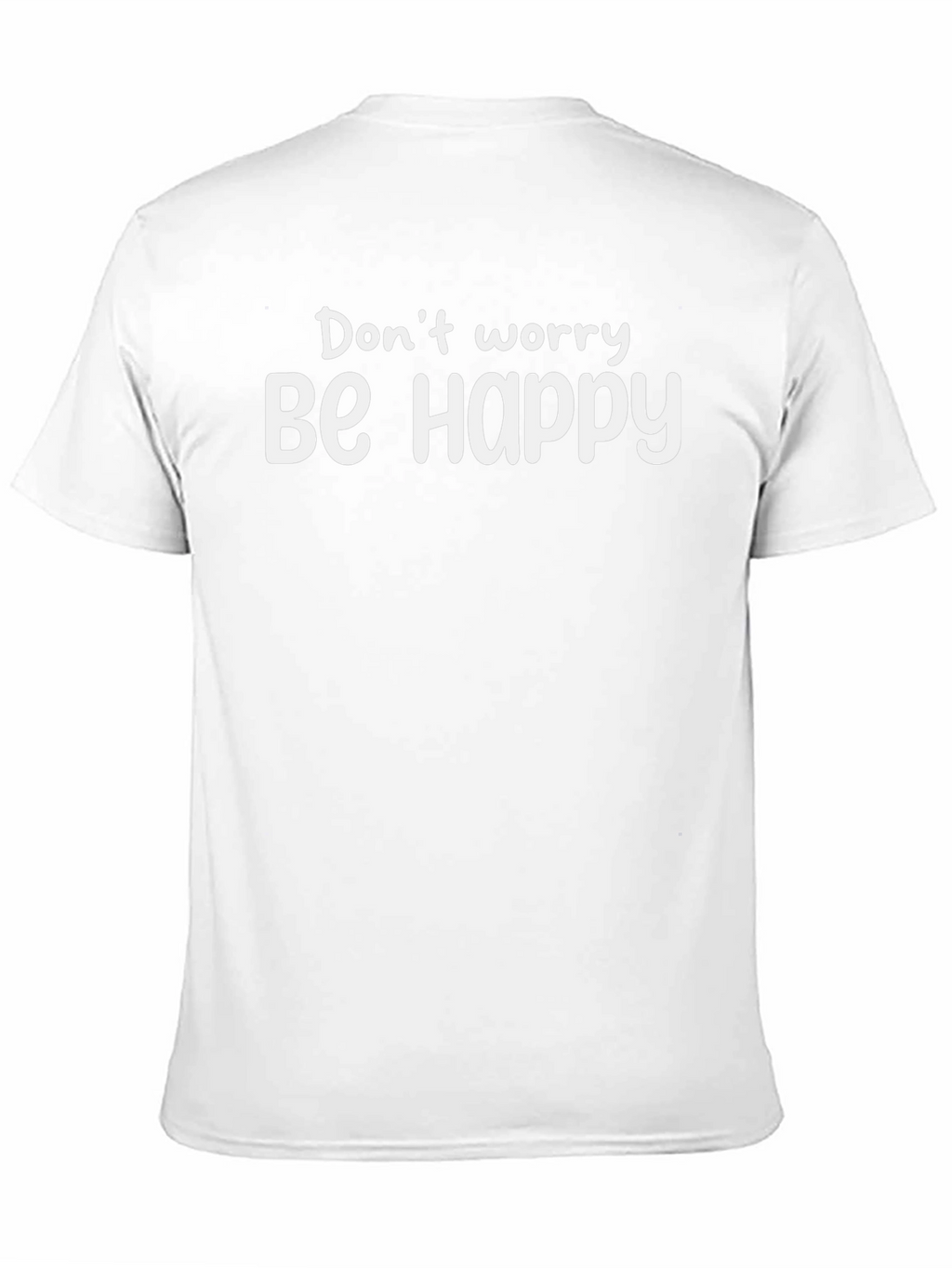 Dont Worry Be Happy Black Graphic Tee