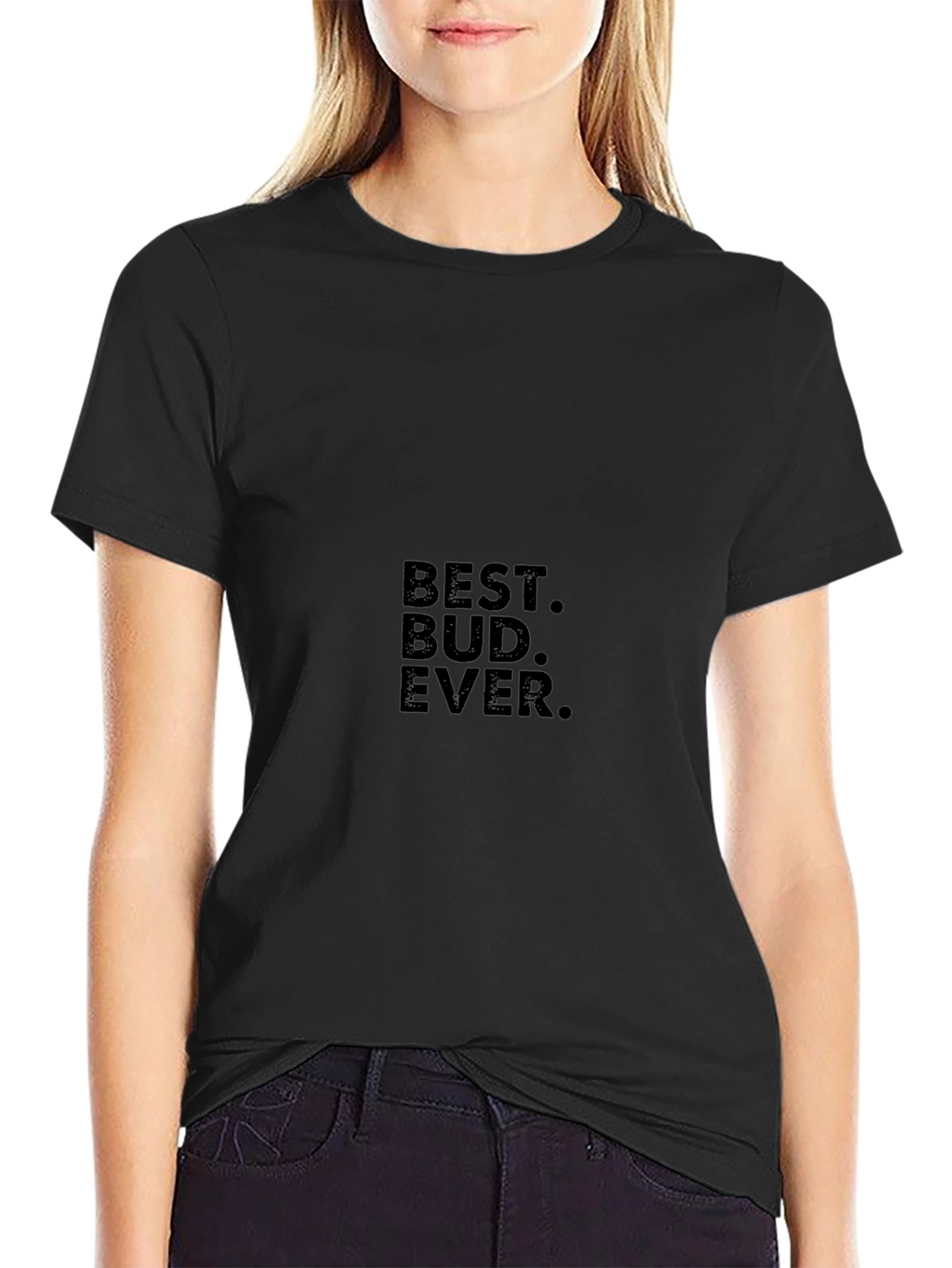 Best Bud Ever Black Graphic Tee