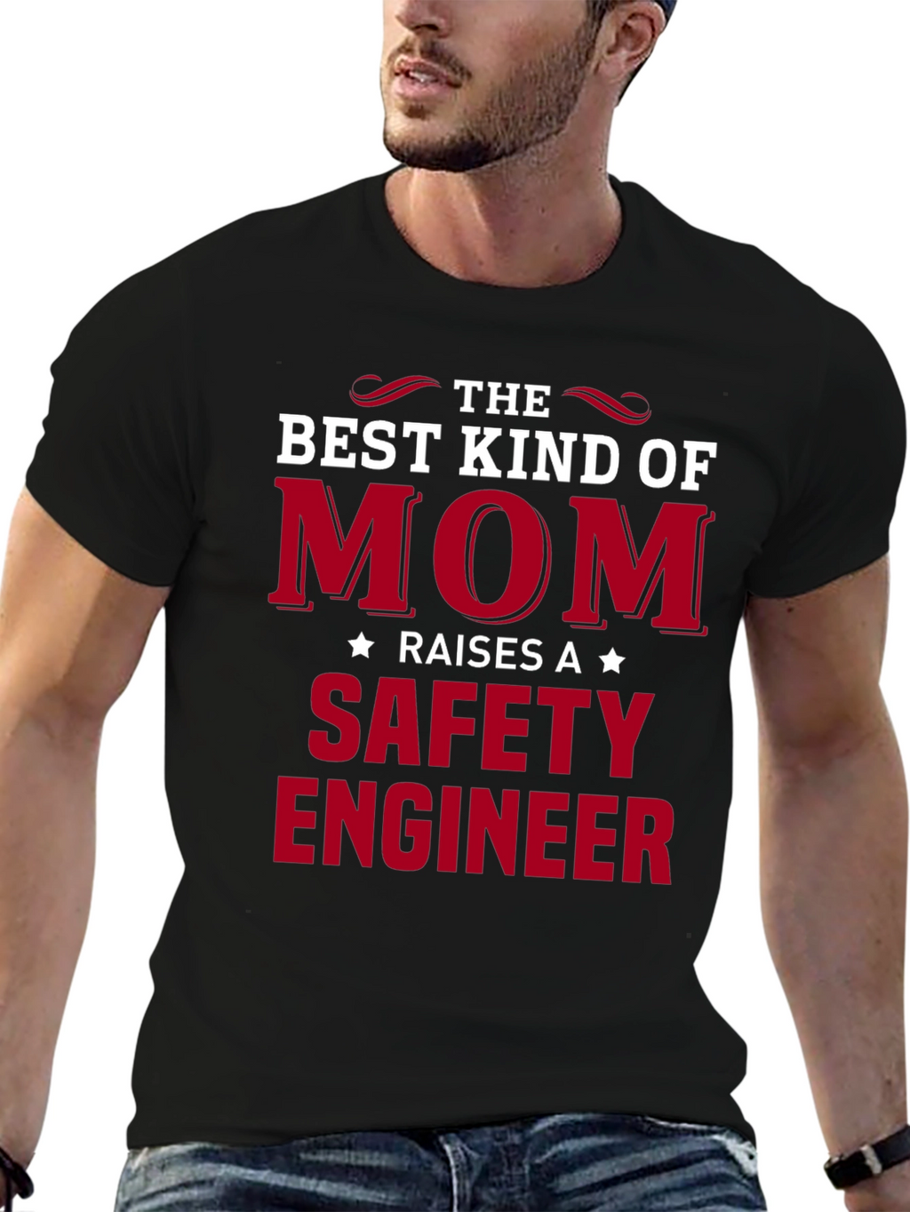 Best Kind of Mom Safety Engineer Graphic Tee
