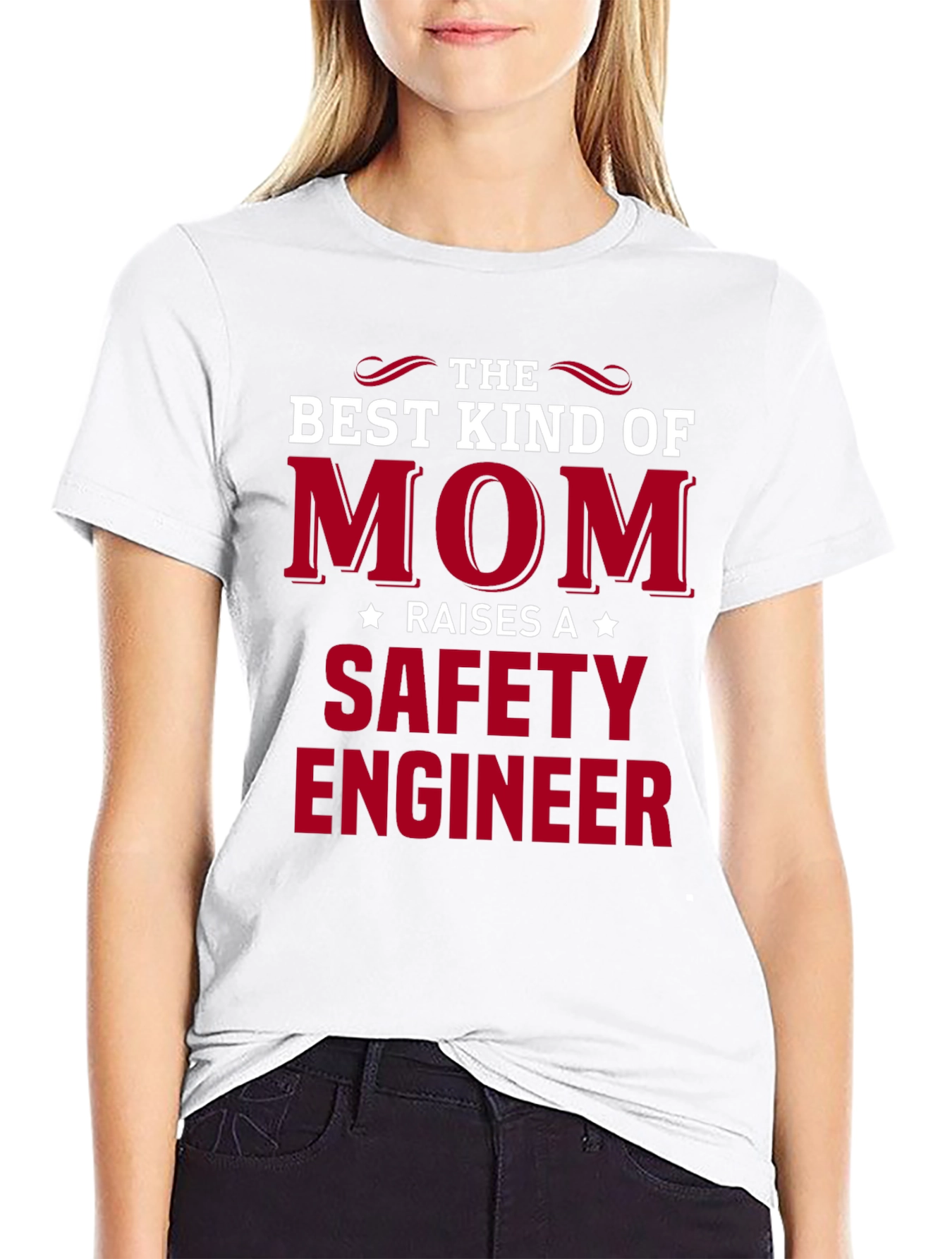 Best Kind of Mom Safety Engineer Graphic Tee
